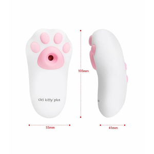Vibrador Cici 7 Modos De Pulsação Formato De Patinha Vibe Toys