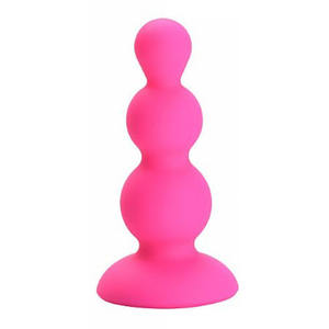 Plug Anal Escalonado Em Silicone 7,5 X 2,7cm Sl