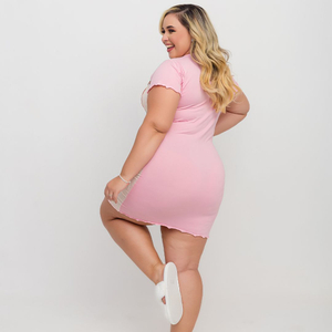 Camisola Encanto Plus Size Ursinho Amável Moda íntima