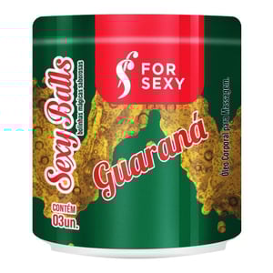 Sexy Balls Beijável óleo Corporal Em Bolinha 3uni Forsexy