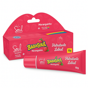 Hidratante Labial Babasoul Moranguinho 10g Soul Cosméticos