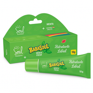 Hidratante Labial Babasoul Menta Fresh 10g Soul Cosméticos