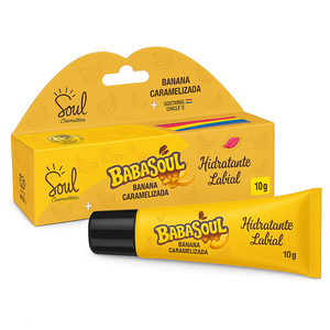 Hidratante Labial Babasoul Banana Caramelizada 10g Soul Cosméticos
