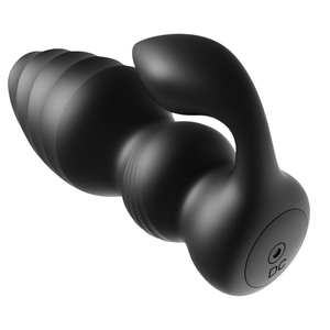 Plug Anal Duplo Gourd Com 7 Modos De Vibração E Controle Remoto