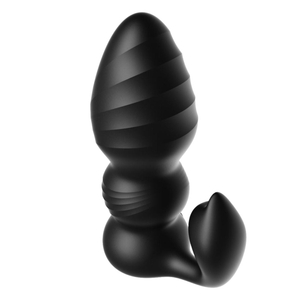 Plug Anal Duplo Gourd Com 7 Modos De Vibração E Controle Remoto