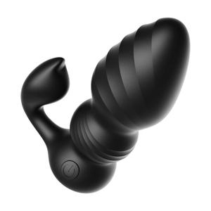 Plug Anal Duplo Gourd Com 7 Modos De Vibração E Controle Remoto