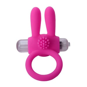 Anel Peniano Rabbit Com Cerdas Massageadoras E Vibração Vibe Toys