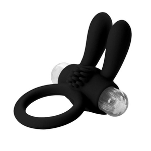 Anel Peniano Rabbit Com Cerdas Massageadoras E Vibração Vibe Toys