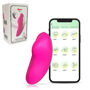 Vibrador De Calcinha Slow Com 9 Modos De Vibrações Controle Por Aplicativo