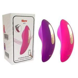 Vibrador De Calcinha Slow Com 9 Modos De Vibrações Controle Por Aplicativo