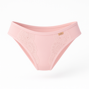 Calcinha Vanessa Microfibra Com Detalhe Em Renda Patitex