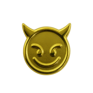 Aplicação Em Plástico Abs Para Personalizar Emoji Safado Hard