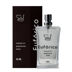 Eufórico Colônia Masculina 50ml Soul Cosméticos 