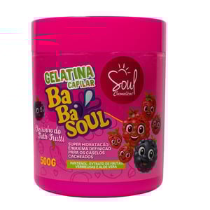 Babasoul Gelatina Capilar Tutti-frutti 500g Soul Cosméticos 