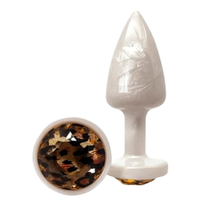 Plug Anal Diamond White Onça Delicious 