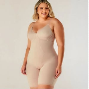 Modelador Macaquinho Sem Bojo Plus Size Vi Lingerie