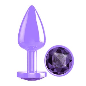 Plug Anal Diamond Colors Lilás Delicious