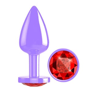 Plug Anal Diamond Colors Lilás Delicious