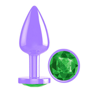 Plug Anal Diamond Colors Lilás Delicious