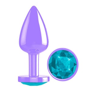 Plug Anal Diamond Colors Lilás Delicious