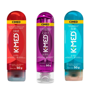 K-med Kit Lubrificantes Trio 50g Cimed 