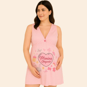 Camisola Estampada Com Frase Menina Chegando íntima Delas