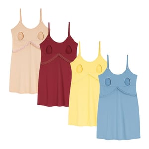 Kit Camisola Amamentação Com Alça Click E Robe íntima Delas