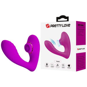 Estimulador Clitoriano Com Penetrador 7 Vibrações Nauty Pretty Love