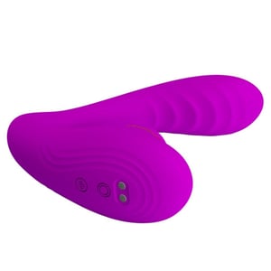 Estimulador Clitoriano Com Penetrador 7 Vibrações Nauty Pretty Love