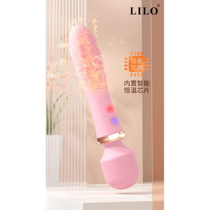 Vibrador Varinha Mágica 10 Modos De Vibração Com Aquecimento Lilo