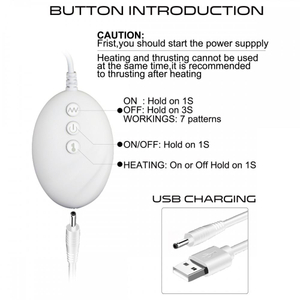 Prótese Realística Com Controle 7 Modos De Vai E Vem Rotação E Vibração Crazy Lion