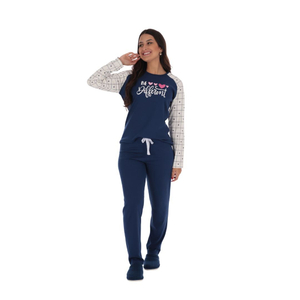 Pijama Tradicional Canelado Victory