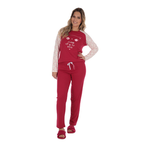 Pijama Tradicional Canelado Victory