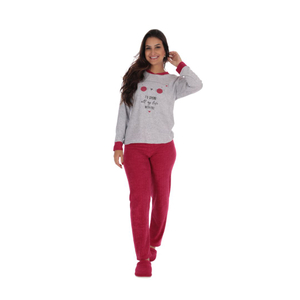 Pijama Sophia Plush Variados Victory