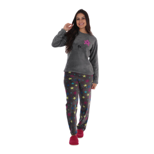 Pijama Majestosa Flee Variados Victory