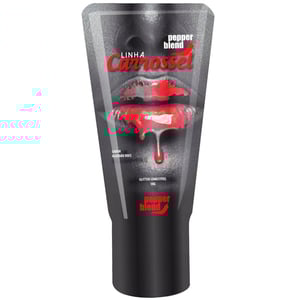 Carrossel Gel Lubrificante Com Glitter Beijável 18g Pepper Blend