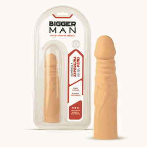 Bigger Man Capa Extensora Peniana 16 X 3,5cm Sexy Hot