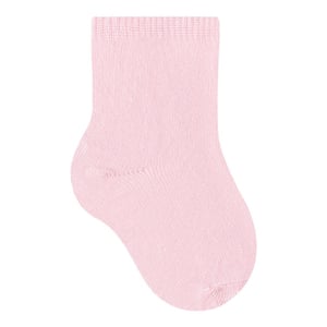 Meia Lisa Bebê Rosa Selene
