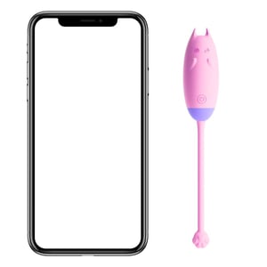 Estimulador Meow Ponto G E Clitóris Com Aplicativo Vibe Toys