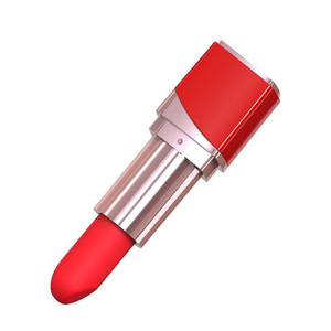 Vibrador Batom Recarregável Com 10 Modos De Vibração