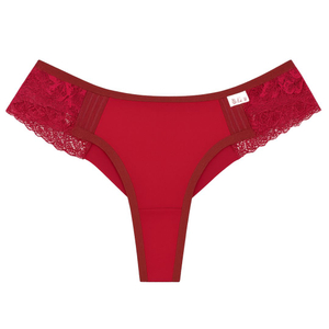 Calcinha Estilo Tanga Camélia Fio Duplo Microfibra Patitex