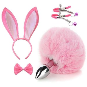 Kit Fetiche Coelhinha Sensual Com 4 Acessórios Vibe Toys