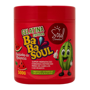 Babasoul Gelatina Capilar Melancia 500g Soul Cosméticos