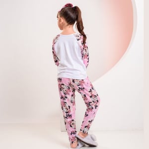 Pijama De Frio Infantil Feminino Minnie Amável Moda íntima