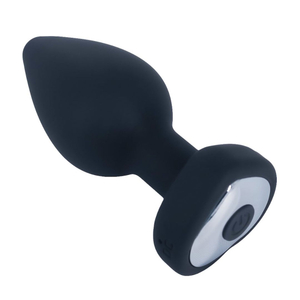 Plug Anal Formato De Coração Em Silicone 10 Modos De Vibração