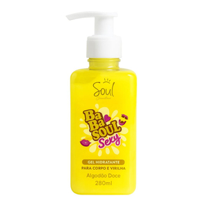 Baba Soul Gel Hidratante Sexy Para Corpo E Virilha 280ml Soul Cosméticos