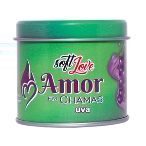 Amor Em Chamas Vela Beijável 50g Soft Love