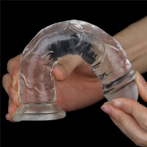 Pênis Realístico Em Jelly Com Ventosa 20 X 3,8 Cm Vibe Toys