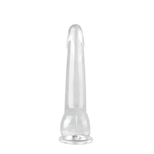 Pênis Realístico Jelly Com Escroto E Ventosa 21 X 4,5cm Vibe Toys