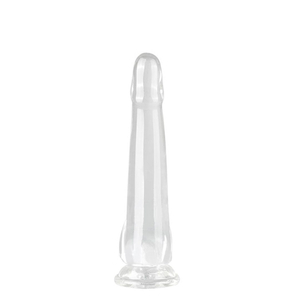 Pênis Realístico Jelly Com Escroto E Ventosa 21 X 4,5cm Vibe Toys